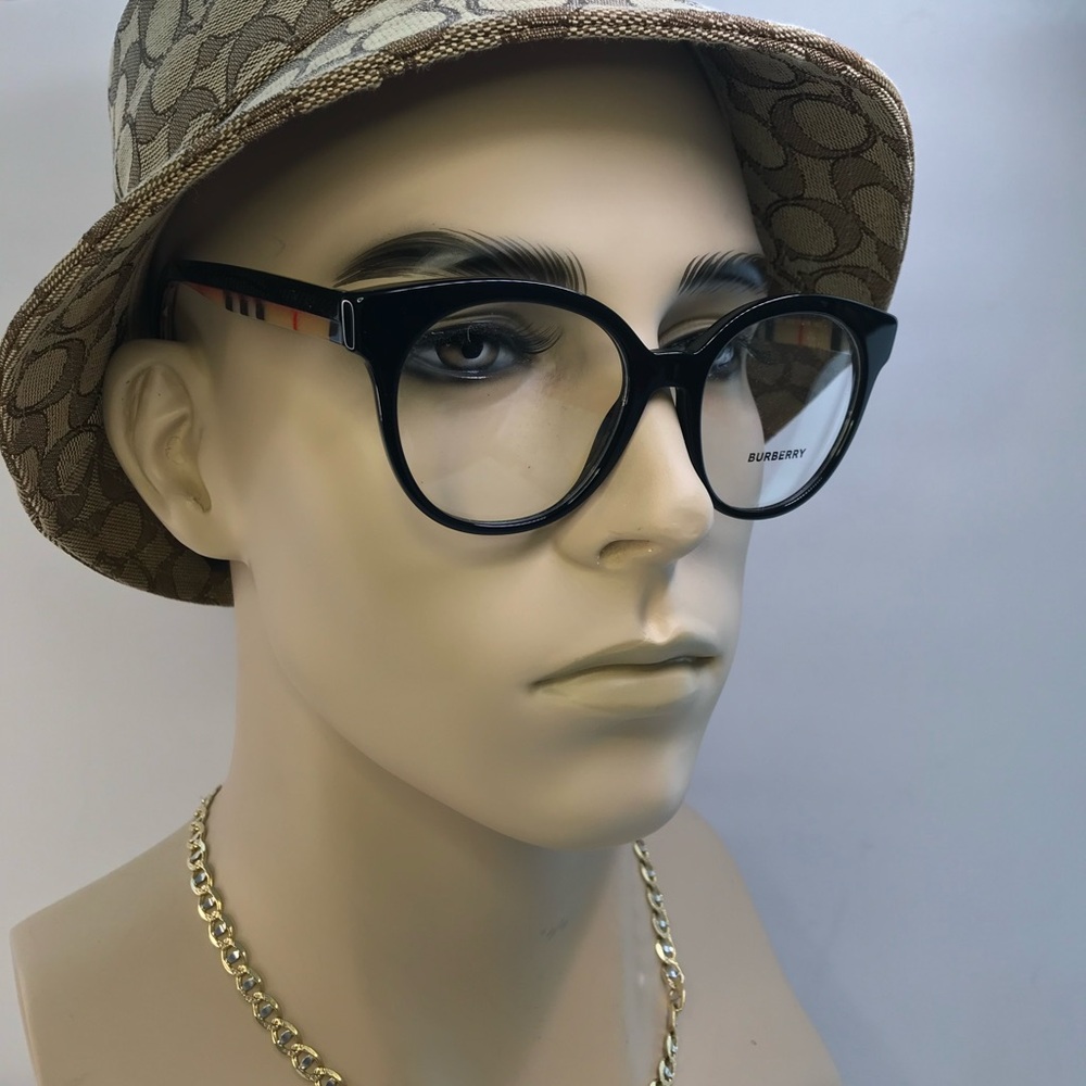 Burberry Jaqueline Demo Round Unisex Eyeglasses BE2356
